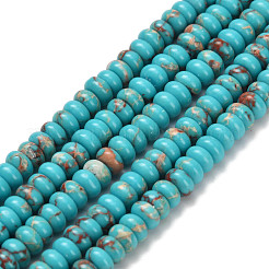 Синтетические имперские нитки из бисера яшмы&nbsp;G-Z110-B04-2x4mm-07