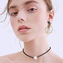 20 шт. 5 цвета плоские круглые эмалевые ионно-покрытые (IP) серьги-гвоздики из нержавеющей стали 304 с петлей STAS-UN0027-72