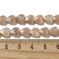 Натуральный персиковый лунный камень G-P544-E05-01