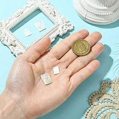 4 шт. 2 стиля подвески из натуральной белой перламутровой ракушки&nbsp;SHEL-CJ0001-37