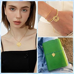 10pcs 5 styles pendentifs en laiton&nbsp;KK-TA0002-44