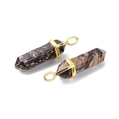 Натуральные родонитовые заостренные подвески&nbsp;G-G025-01G-29