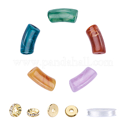 DIY-Sets zur Herstellung von Stretch-Armbändern aus imitierten Edelsteinperlen&nbsp;DIY-CD0001-33