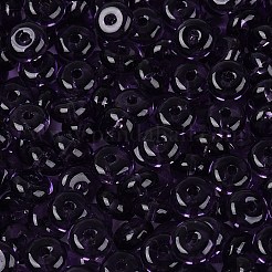 Perles de rocaille en verre de couleurs transparentes&nbsp;SEED-Q042-01A-B04