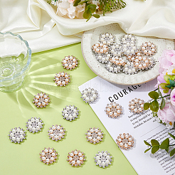 30шт 2 цвета пластиковых кабошонов FIND-DC0007-64