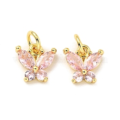 Подвеска из латуни с инкрустацией кубическим цирконием KK-G394-03G-06