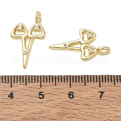 Latón micro pavimenta claro colgantes de circonio cúbico&nbsp;CU-CBA5585-02G