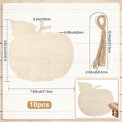 Тема дня благодарения незаконченные деревянные подвесные украшения&nbsp;HJEW-WH20003-47D