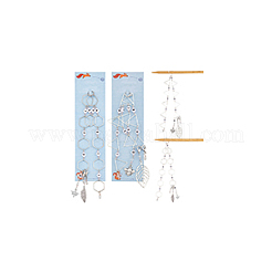 Акриловые бисерные цепочки для вязания рядов HJEW-NB00146