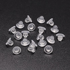 Lot De 100 Poussoirs à Clou D'oreilles – Acier Inoxydable – Dimensions 6x4,5x3,5 Mm – Pour Création Bijoux - 4