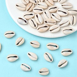 Бусины из натуральных раковин каури BSHE-O007-73