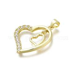 Латунные микро проложить кубического циркония подвески KK-K400-44G