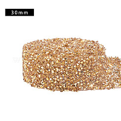 Блестящая смола исправления горный хрусталь (клей-расплав на спине) OCOR-WH0052-01C