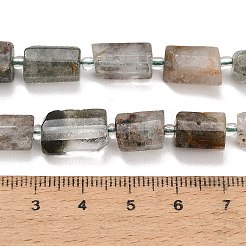 Quartz vert naturel de lodolite / quartz de jardin / brins de perles de quartz fantôme vert&nbsp;GG-CBAC61B-D02-01