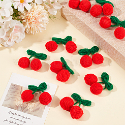 20 pieza de hilo tejido de cereza&nbsp;DIY-CY0004-12