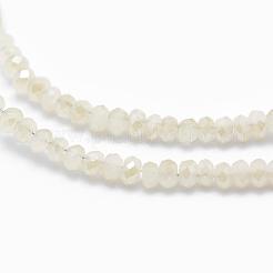 Стеклянные бусины с гальваническим покрытием &nbsp;EGLA-J144-HR-C02