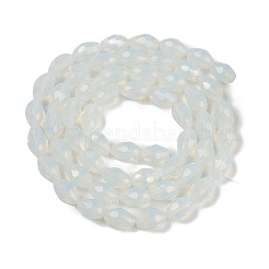 Chapelets de perles en verre d'imitation jade électrolytique&nbsp;EGLA-N013-J10mm-D02