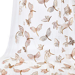 Полиэстеровая ткань с узором «бабочка и стрекоза» FIND-WH0816-050B