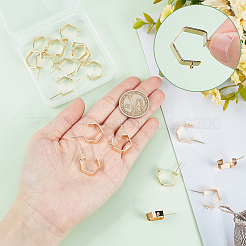 20 шт. латунные серьги-гвоздики KK-BBC0004-33