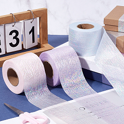 Glitzerndes Polyester-Netz mit Laserdeko&nbsp;OCOR-WH20001-34C