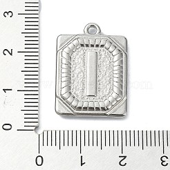 Anlaufgeschützte Anhänger aus 304 Edelstahl&nbsp;STAS-U033-01P-I