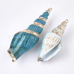 Окрашенные распылением и гальванические спиральные оболочки большие подвески X-SSHEL-T010-05B