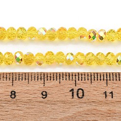 Chapelets de perles en verre transparent électrolytique&nbsp;EGLA-A046-01A-19