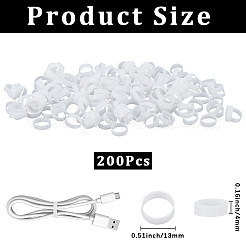 200 brida de silicona para cables&nbsp;FIND-SP0005-31B