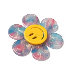 Двухцветные акриловые большие подвески OACR-B008-D01