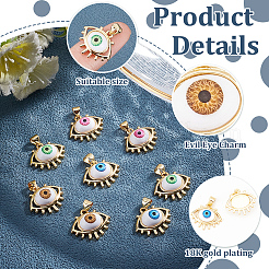 8шт 4 цвета латунные подвески KK-AR0003-65