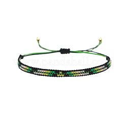 Браслеты из плетеных бусин из богемского стекла&nbsp;TT0966