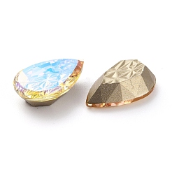 Cabochon di strass di vetro k9 in rilievo&nbsp;RGLA-H008-01A