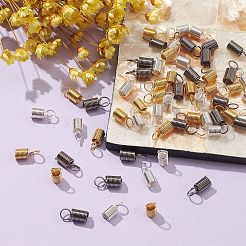 60шт 3 цвета железный конец шнура&nbsp;IFIN-YW0003-23