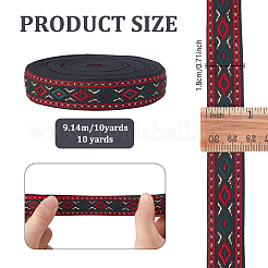 10 ярд полиэфирные ленты с вышивкой в этническом стиле&nbsp;OCOR-GA0002-69