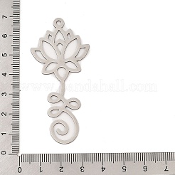 201 большой кулон из нержавеющей стали&nbsp;STAS-Z109-05P