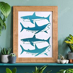 Большие пластиковые многоразовые шаблоны трафаретов для рисования&nbsp;DIY-WH0202-212