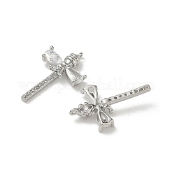 Латунные микропаве прозрачные подвески с фианитом KK-A280-05B-P