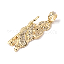 Латунные подвески с фианитами KK-Z050-03G-03