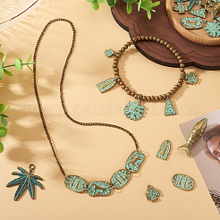 22шт 11 стиля бусины из сплава в тибетском стиле&nbsp;FIND-TA0008-63