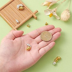 10 комплект 2-х цветных латунных магнитных застежек KK-CJ0001-90