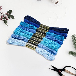 2 пакетик 6-слойных хлопковых ниток для вышивания&nbsp;DIY-DJ0005-18A