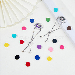 2 комплект из 2 стилей браслетов-слайдеров со стразами из хирургической нержавеющей стали 316 BJEW-FI0001-84A