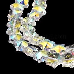 Гальванизируйте прозрачное стекло бисер нитей&nbsp;GLAA-C029-06