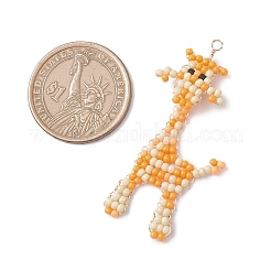 Подвески-жирафы из медной проволоки PALLOY-MZ01098