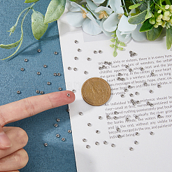 500 шт. 202 нержавеющая сталь проставки бусины STAS-DC0015-09