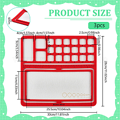 Доска для дизайна из фетровых бусин&nbsp;DIY-WH0419-98B-02