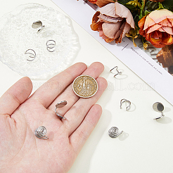 8 шт. 4 стиля серьги-каффы из нержавеющей стали&nbsp;EJEW-HS0001-10P