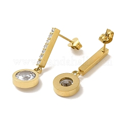 Женские серьги-гвоздики из нержавеющей стали с ионным покрытием (IP) EJEW-M024-07B-G