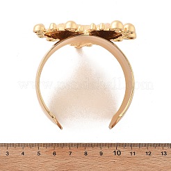 Текстурированные браслеты-манжеты из сплава в форме сердца для женщин BJEW-A027-01G