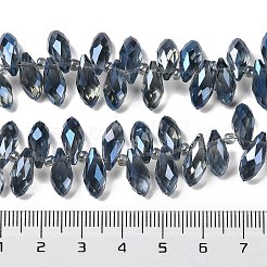 Непрозрачные сплошной цвет стеклянной бусины пряди GLAA-D022-05